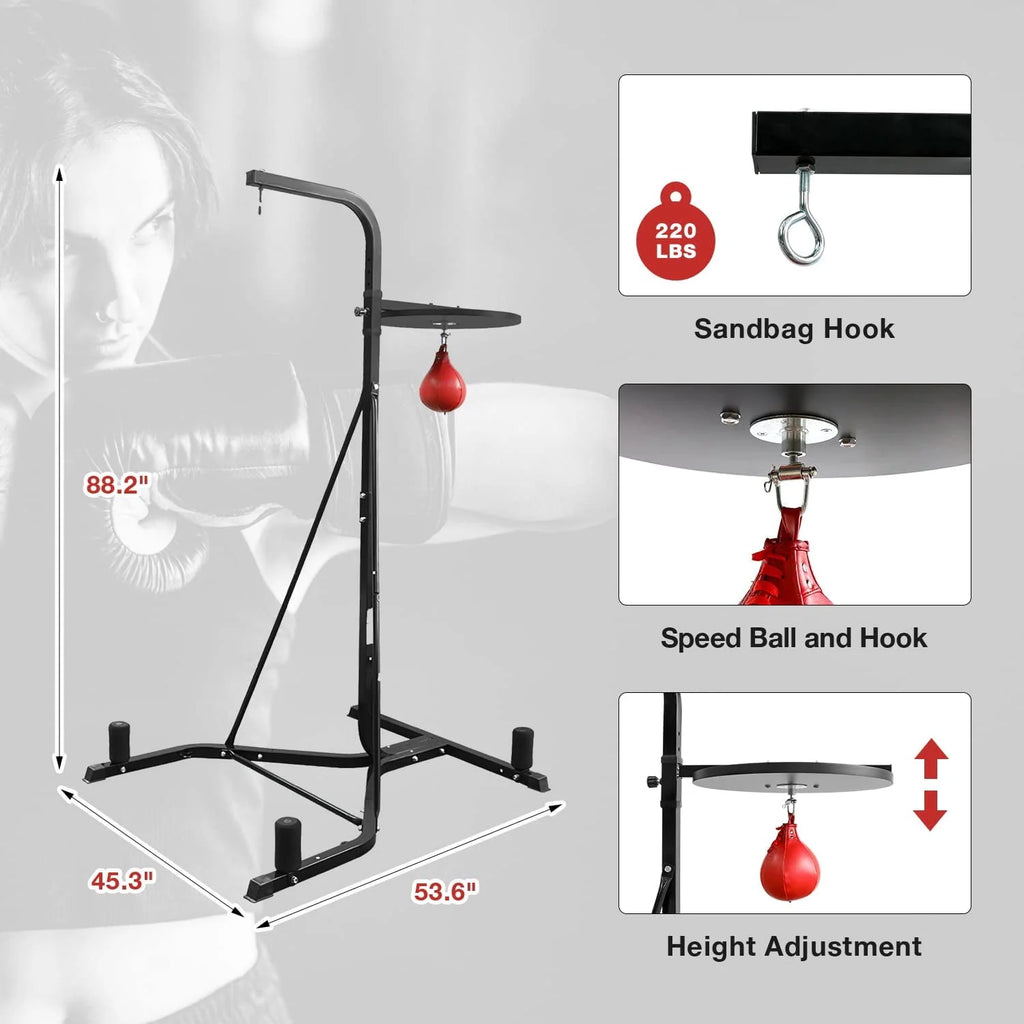Boxing Bag Stand with Speed Bag L763