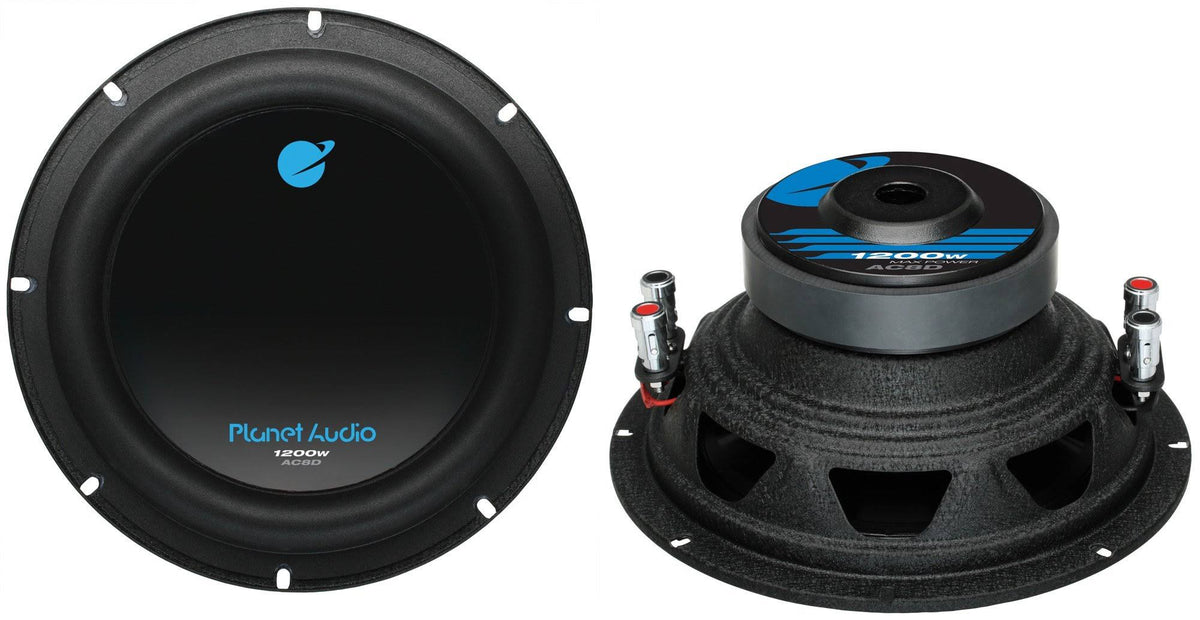 8x22 2400W DVC 4-Ohm Car Subwoofers D503563