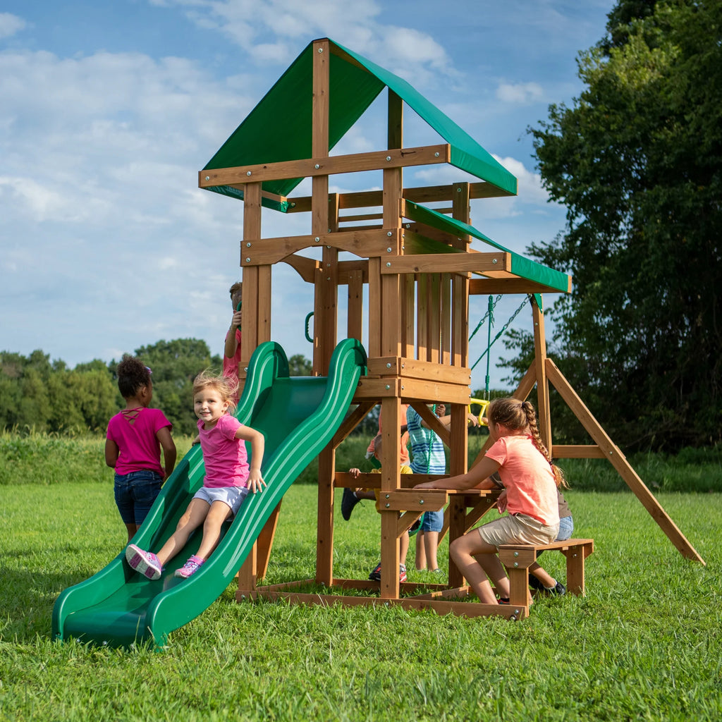 All Cedar Wood Swing Set T725525