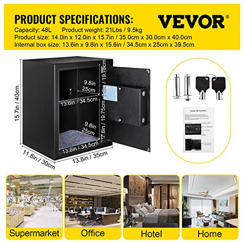 2.1 CU.FT Q235 Steel Safe Box with Digital Keypad I429