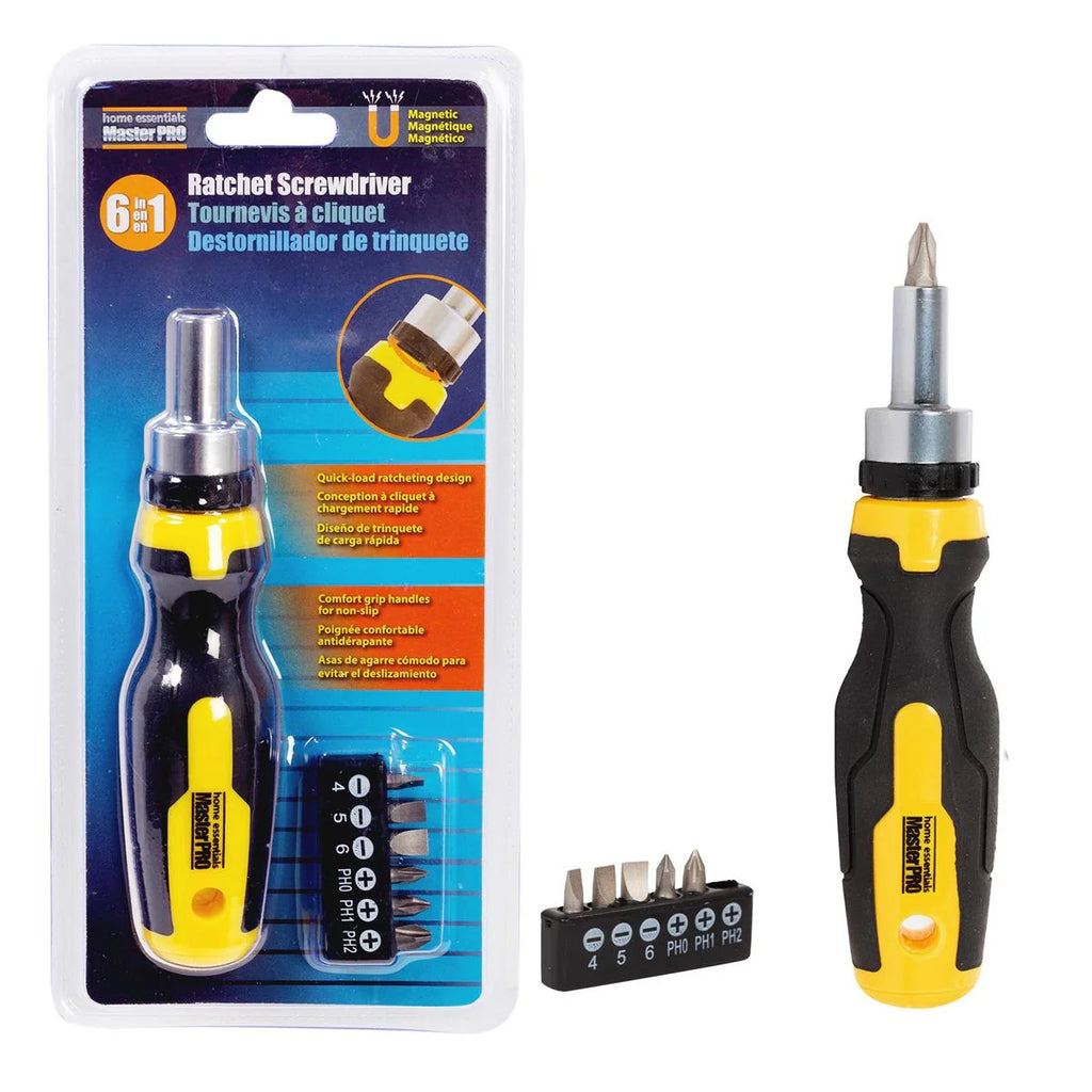 7pc Ratchet Screwdriver Set S598