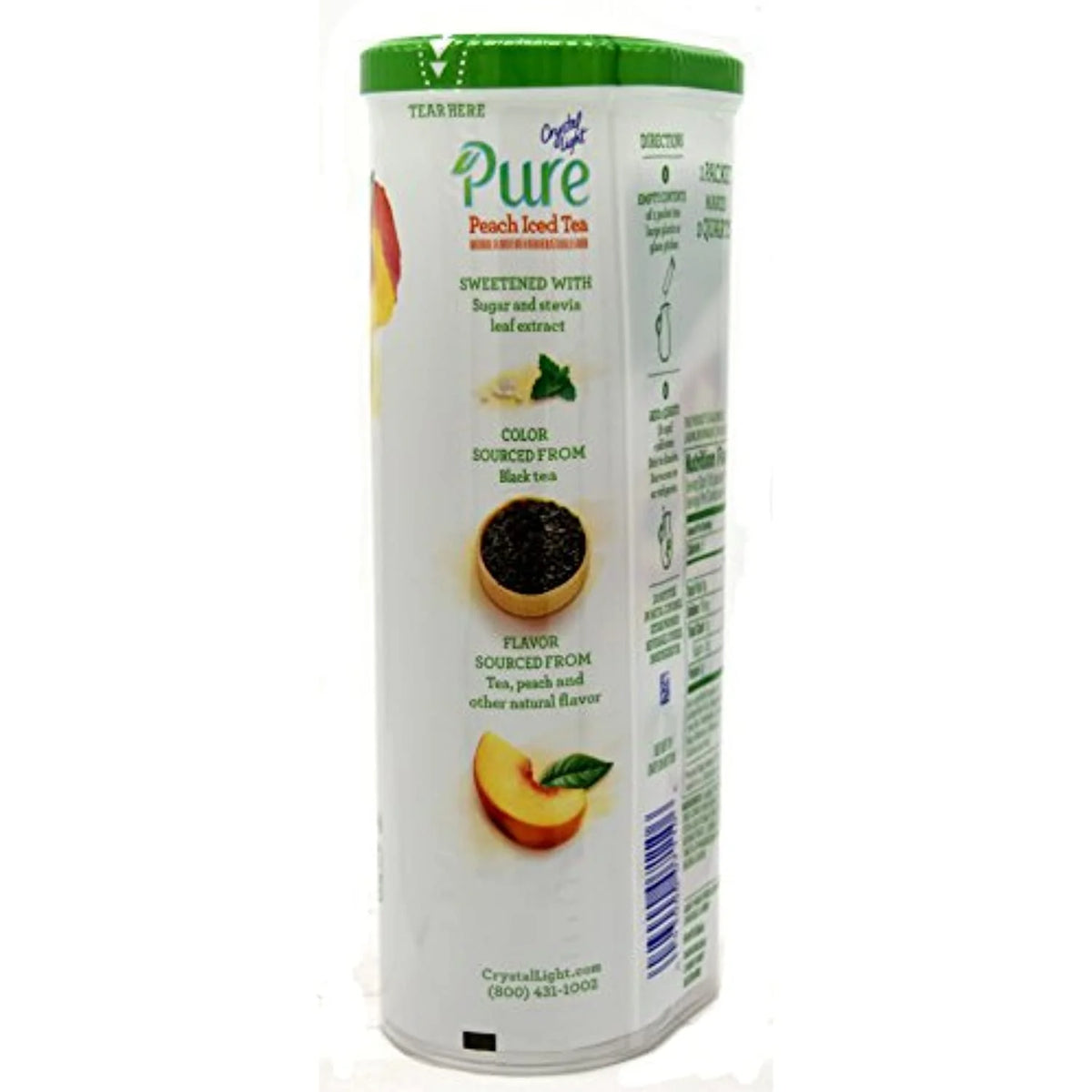 10-Quart Canister (4 Canister Pack) Peach Iced Tea Drink Mix C491778
