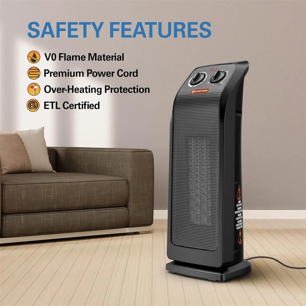 1500W Ceramic Electric Tower Heater K81606