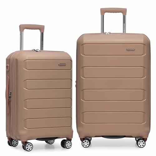 Black 22" Hardshell Expandable Spinner Luggage Z481808