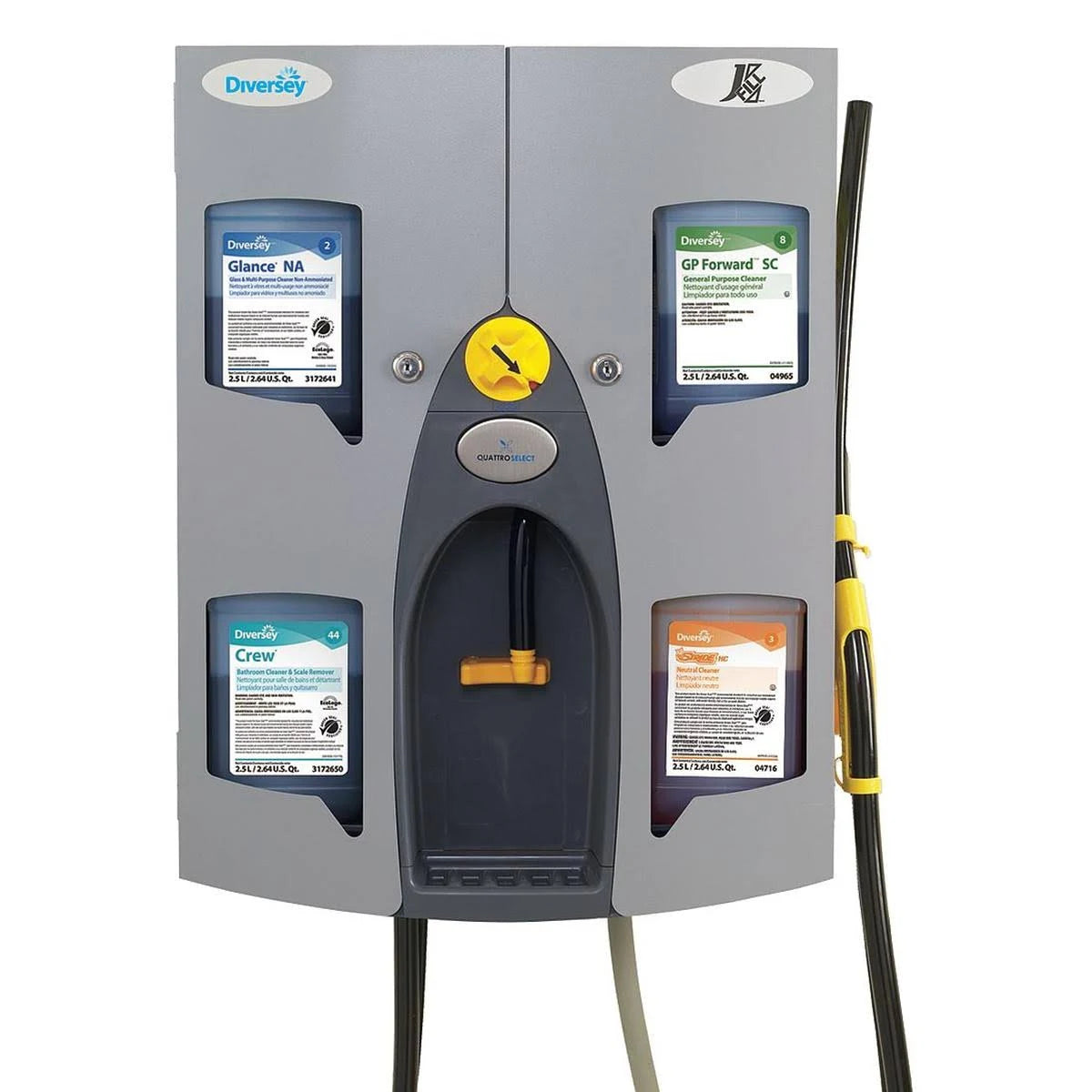 Wall Mount Cleaning Chemical Portion Dispenser, 4 Ports, 1.5 GPM C711672
