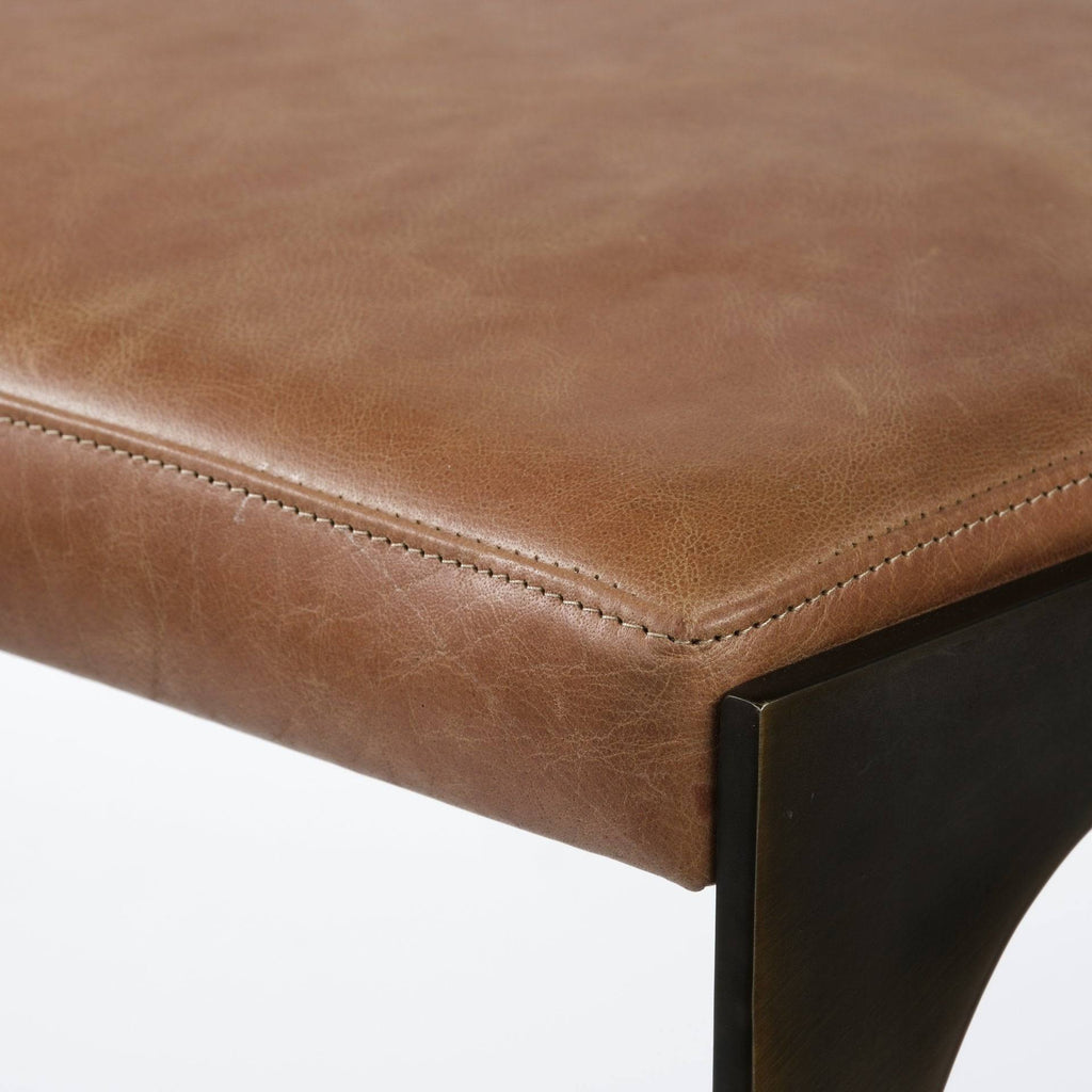 Brown Metal Bar Stool L339530