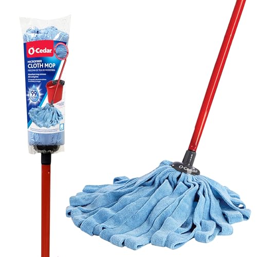 Blue/Red Microfiber Wet Mop C342