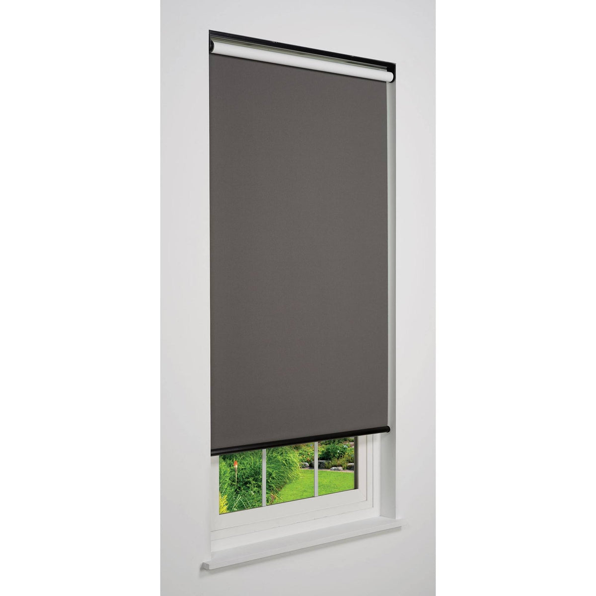 Dark Grey Cordless Blackout Roller Shade F707674