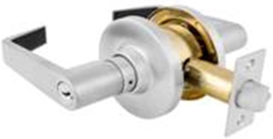 Brushed Chrome Commercial Cylindrical Lever Lockset A996