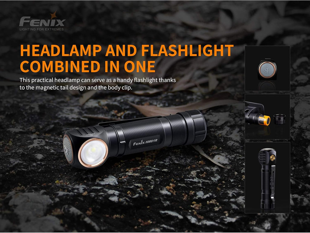 1200 Lumen L-Shape Rechargeable Headlamp with White & Red Lights F4643