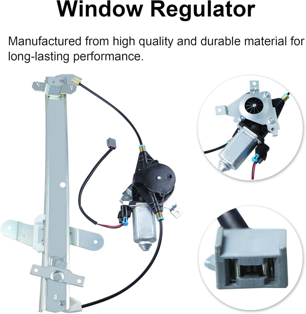 Front Left Driver Side Power Window Regulator with Motor Assembly Pack of 2 C8769