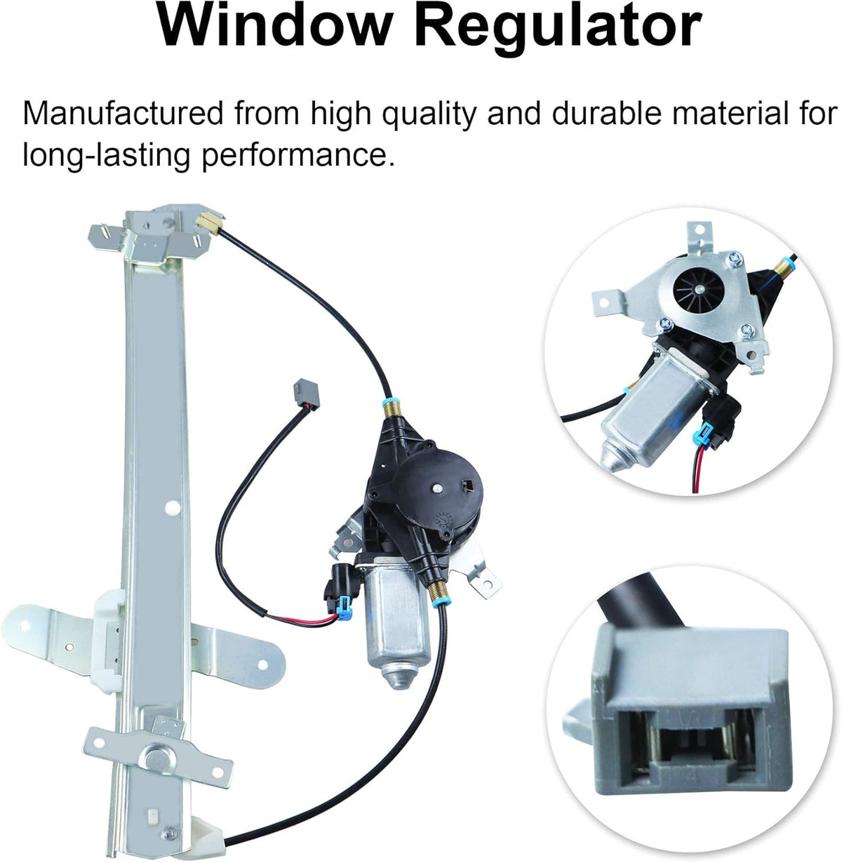 Front Left Driver Side Power Window Regulator with Motor Assembly Pack of 2 C8769