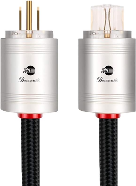 4N OFC HiFi Power Cord, Male to Female Power Cable, US Plug, 5ft X23019