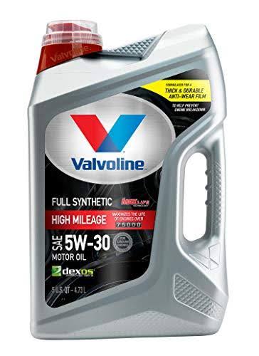 Full Synthetic High Mileage SAE 5W-30 Motor Oil 5 qt, Case of 3 R92566