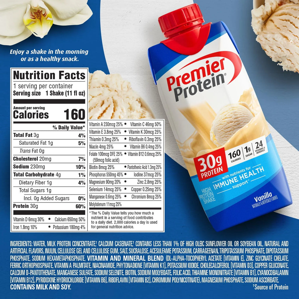 Vanilla Protein Shake 30g 11 fl oz 4 Ct T596863