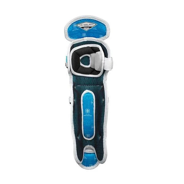 White Medium Catcher's Leg Guards M572
