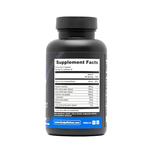 60 Natural Veggie Pills Metabolism Support B992