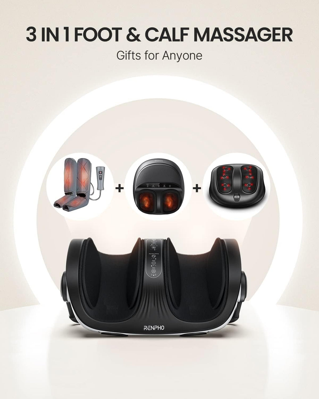 Shiatsu Foot and Calf Massager with Heat and Remote L149739
