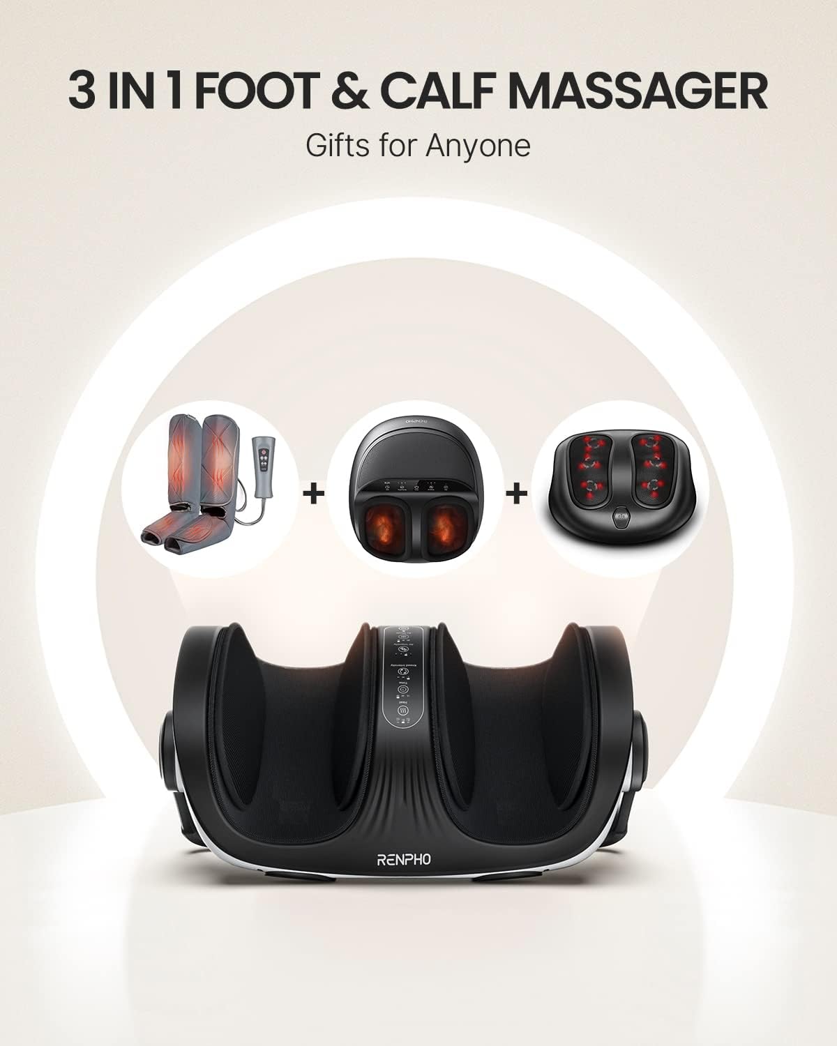 Shiatsu Foot and Calf Massager with Heat and Remote L149739