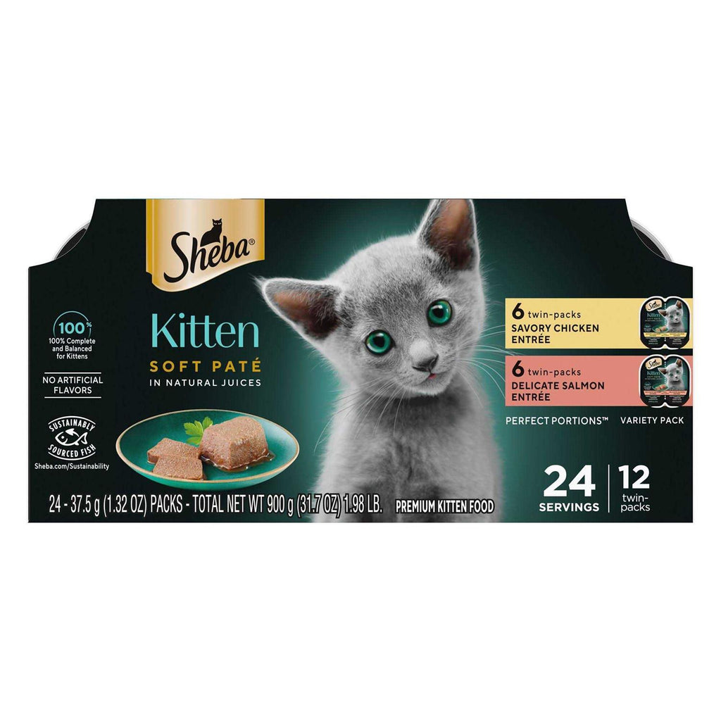Kitten Soft Pate Wet Food Variety Pack S18713