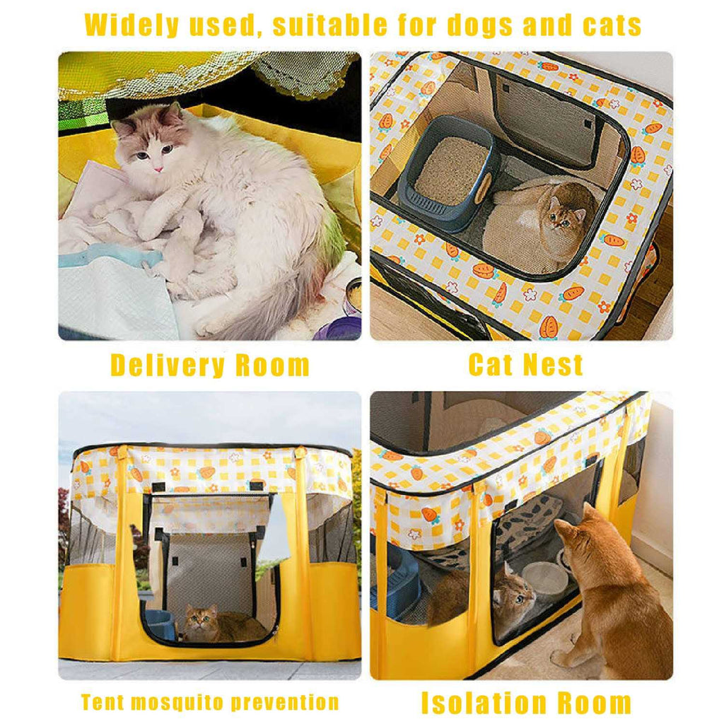 Portable Foldable Pet Playpen A948853