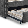 Twin Size Upholstered Tufted Daybed with Trundle Y14340