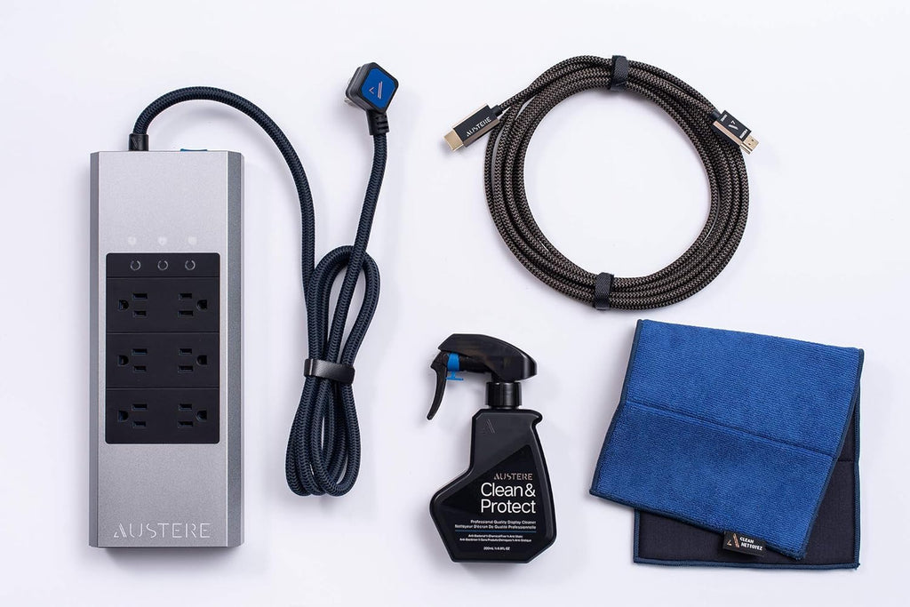 4K Active HDMI Cable 5.0m, 6-Outlet Power, Clean & Protect H793