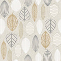 Copper Leaf Wallpaper S926