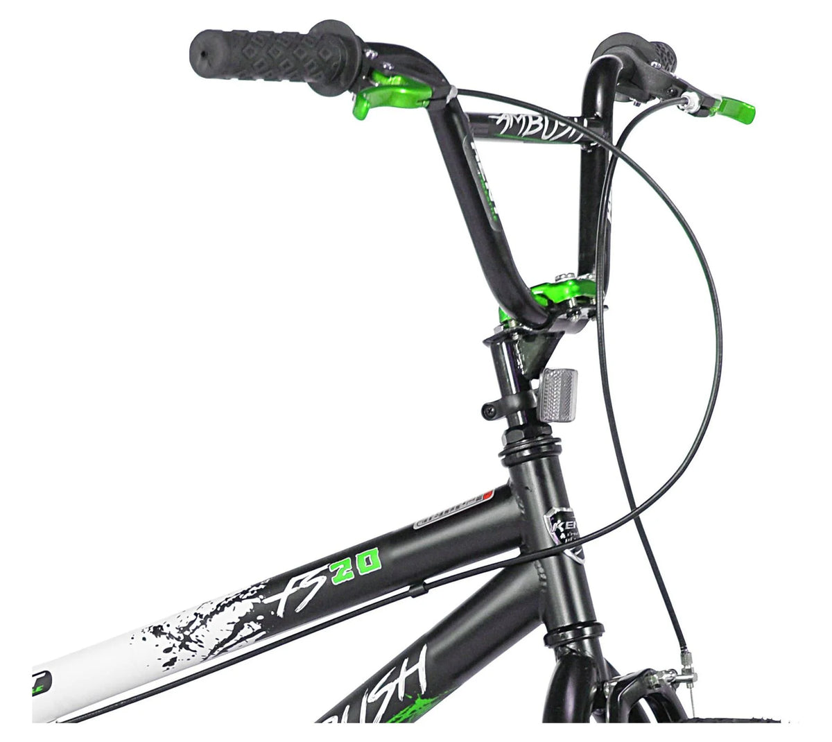 20 In. Black and White BMX Bike A649
