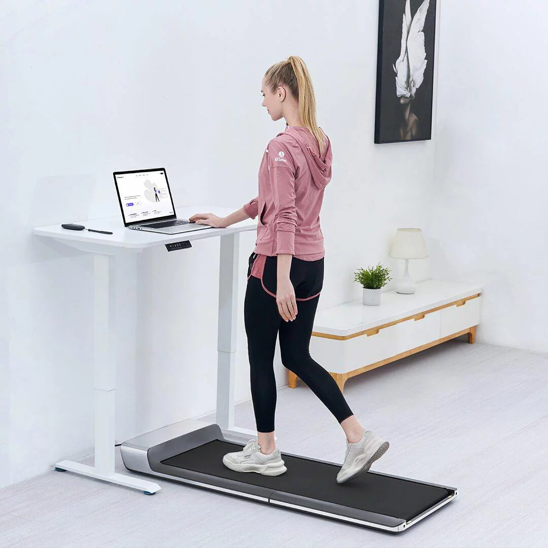 Folding Treadmill Grey 0.5-3.72MPH L644