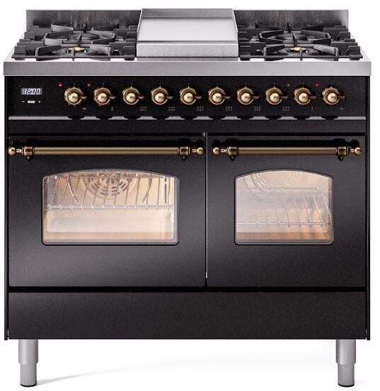 Black Dual Fuel Natural Gas Range M841