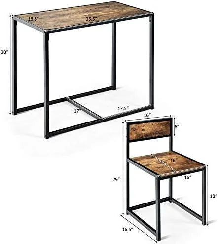 3 Piece Dining Set with Metal Frame D3549