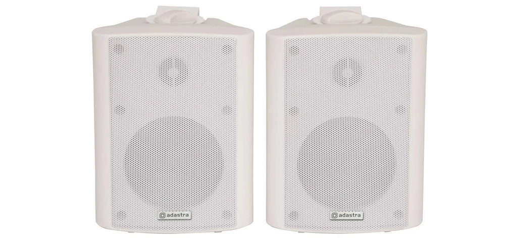 White 4inch Stereo Speakers Pair E56457