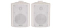 White 4inch Stereo Speakers Pair E56457