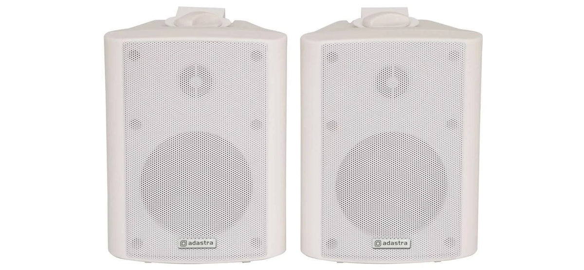 White 4inch Stereo Speakers Pair E56457