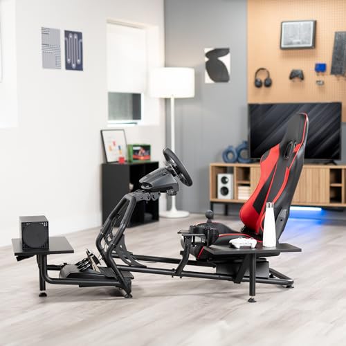 Racing Simulator Cockpit with Wheel Stand and Gear Mount K9104