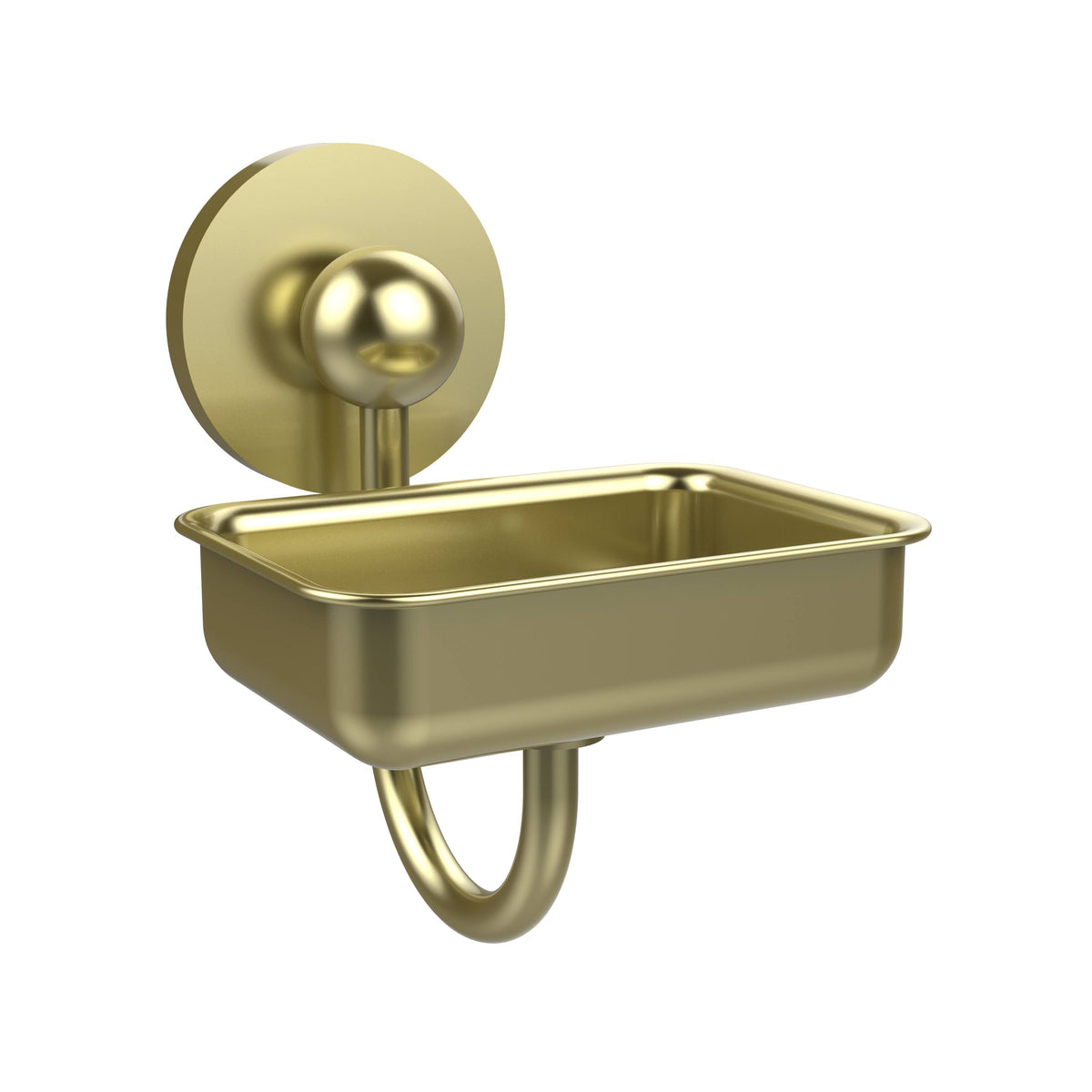 Satin Brass Wall Mounted Soap Dish O480