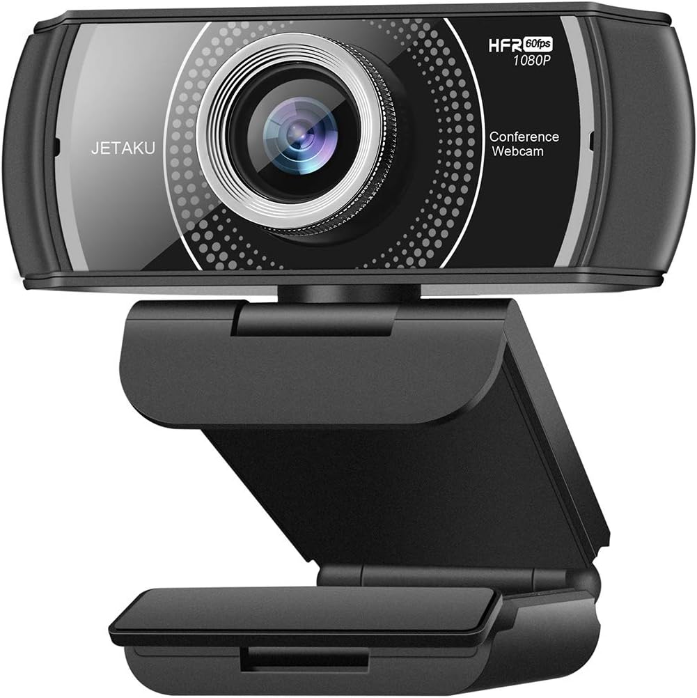 Black 1080P USB Webcam with Microphone A725