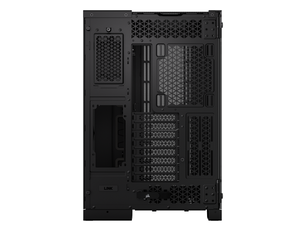 Black Super Mid-Tower Tempered Glass Airflow Case X741803