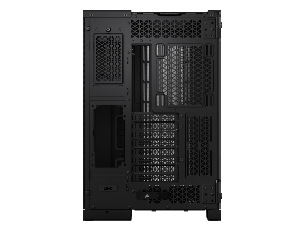 Black Super Mid-Tower Tempered Glass Airflow Case X741803