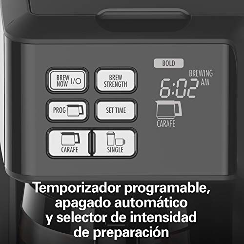 Black Programmable Coffee Maker F9859