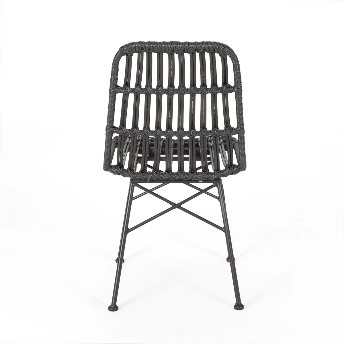 Outdoor Wicker Dining Chairs Set of 2 F3965