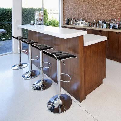 Black Swivel Adjustable Height Stool H931631