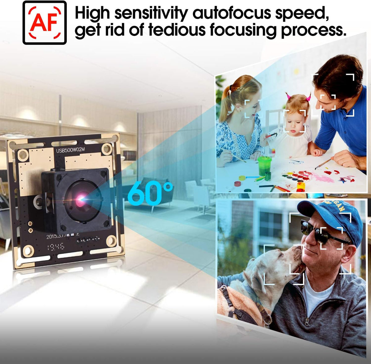 5 Megapixel USB Camera Module with CMOS Sensor K110