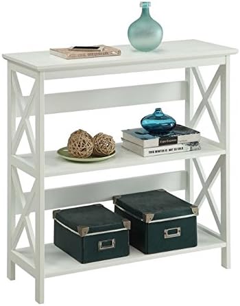 White 2 Shelf Bookcase M83487