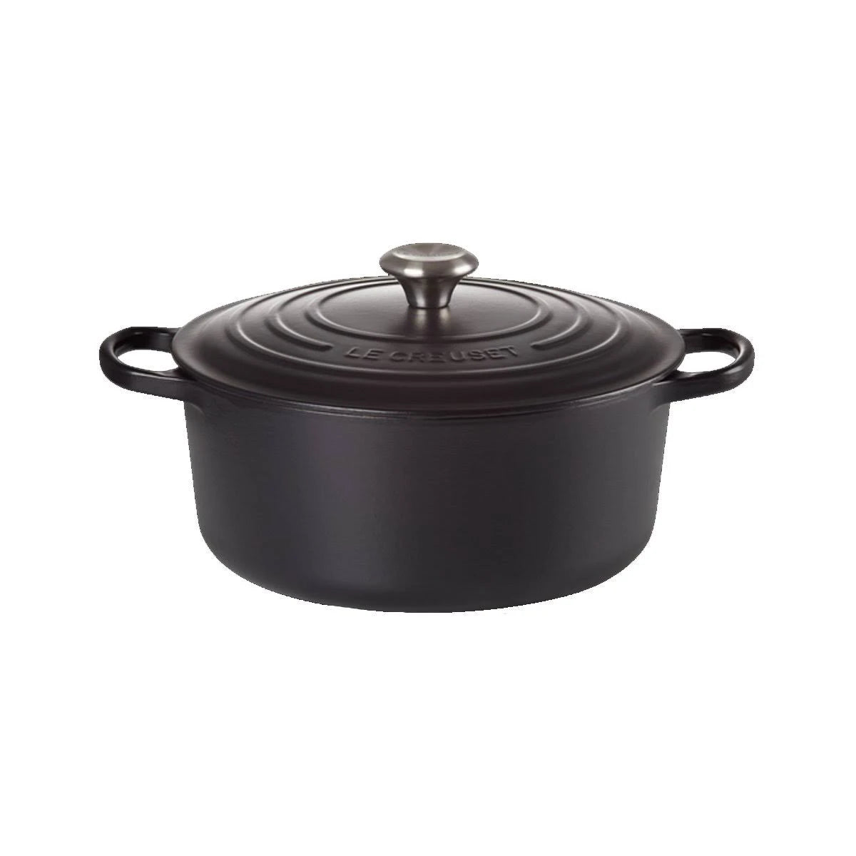 Round Casserole Cast Iron 22 cm Satin Black C88255