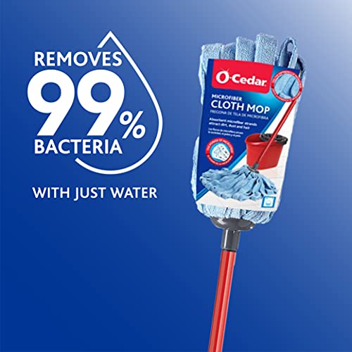 Blue/Red Microfiber Wet Mop C342