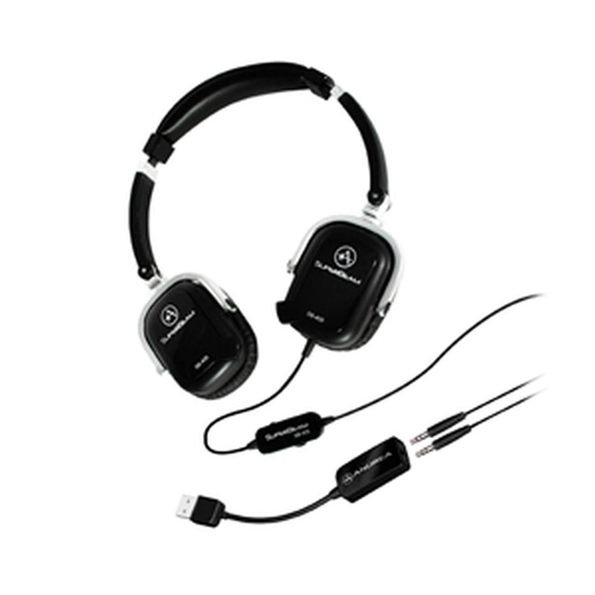 Black Both Ear Headset with Mics Z364217
