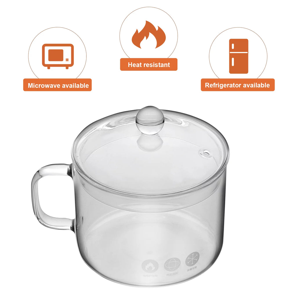 Heat-resistant Glass Pot with Handle A883106