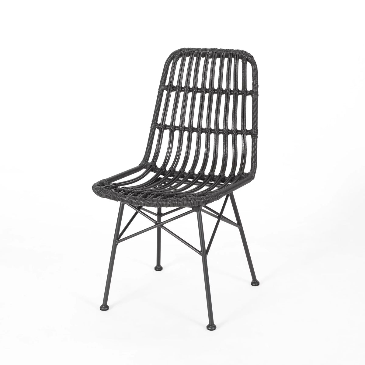 Outdoor Wicker Dining Chairs Set of 2 F3965